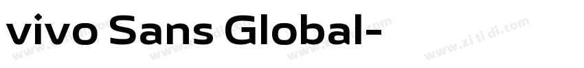 vivo Sans Global字体转换 vivo Sans Global字体转换